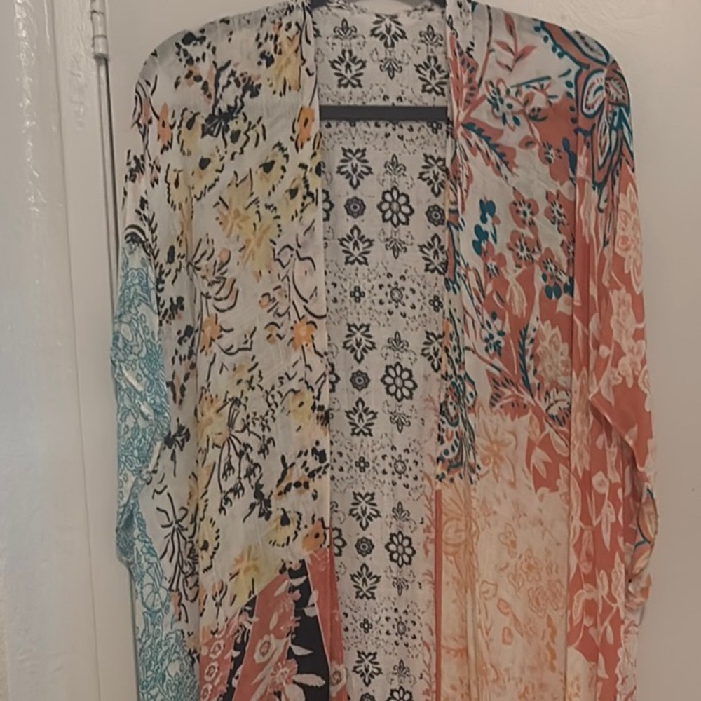 Floral Multicolor Kimono
